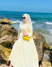 romantik twill eşarp tereyağ sarısı 2