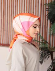 outlet outlet soyut oranj eşarp 