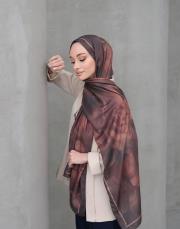 brosse desenli pamuk şal  2