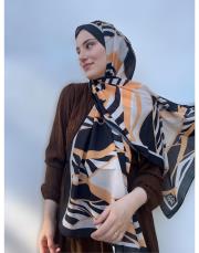 elegant desenli pamuk şal 