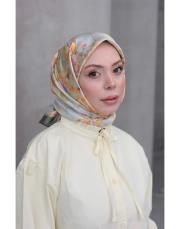 frezya twill eşarp tereyağ sarısı 2