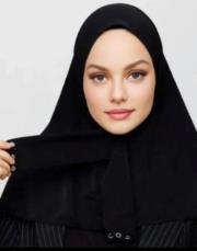 pratik çıtçıtlı şal siyah  2