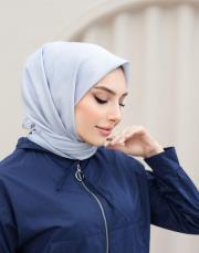 smoke twill eşarp gri