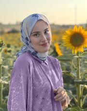 lavender modal pamuk eşarp mor