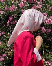 çıtır çiçek modal pamuk eşarp  2