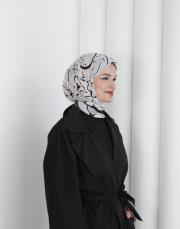 sketch modal pamuk eşarp siyah 