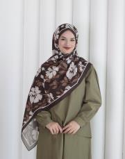 lavender pamuk şal kahve 3