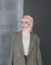 saumon twill eşarp  2