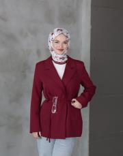 vişne twill eşarp  3