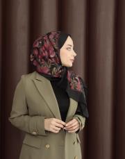 %100 pamuk ipek şal lilyum  2