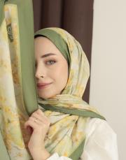 %100 pamuk ipek şal frezya  2