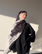 royal tack pamuk şal siyah