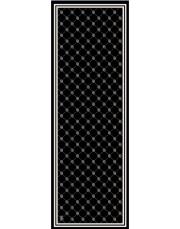 royal monogram pamuk şal siyah beyaz